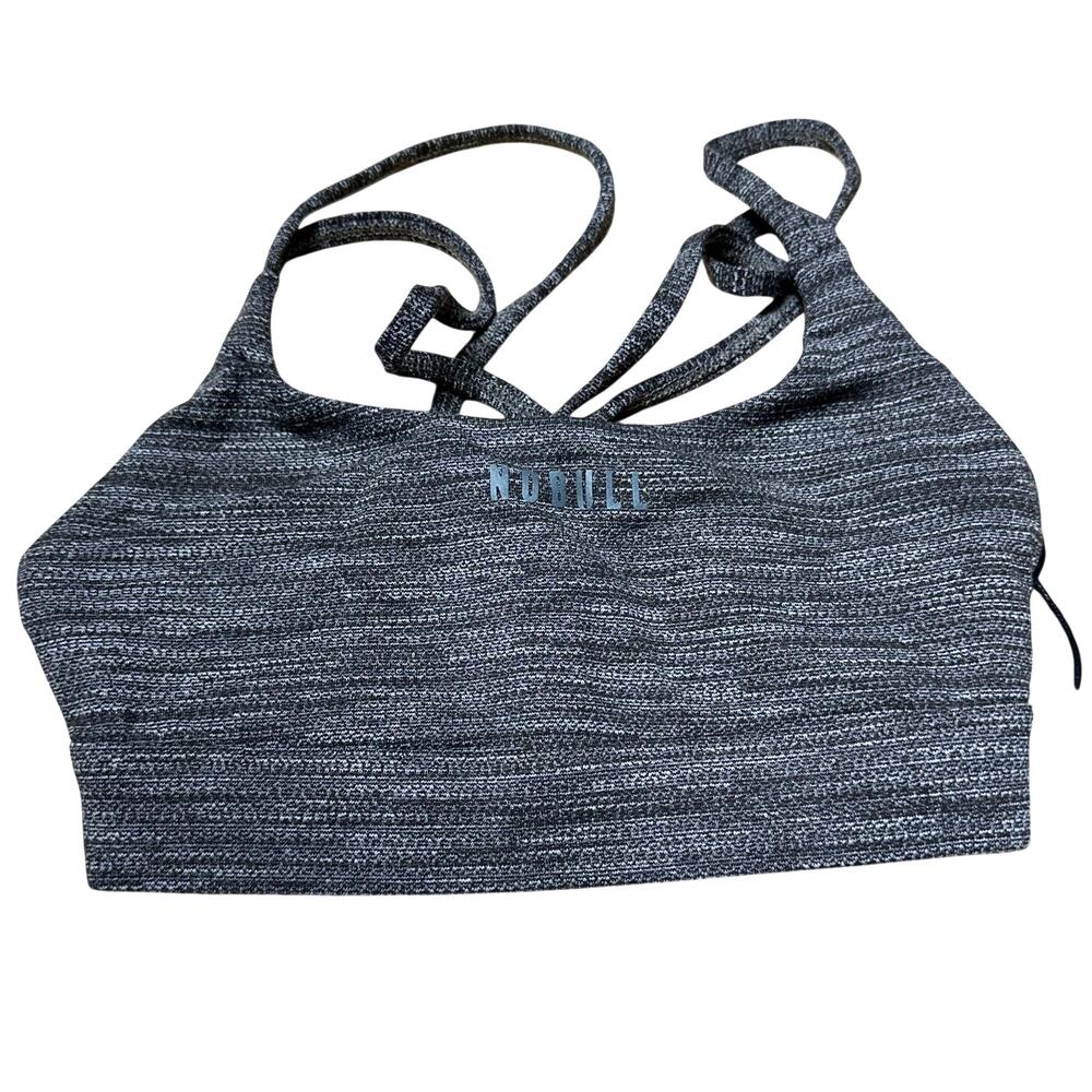 NOBULL High Neck Sports Bra Gray Women's Size X-Small New With Tags